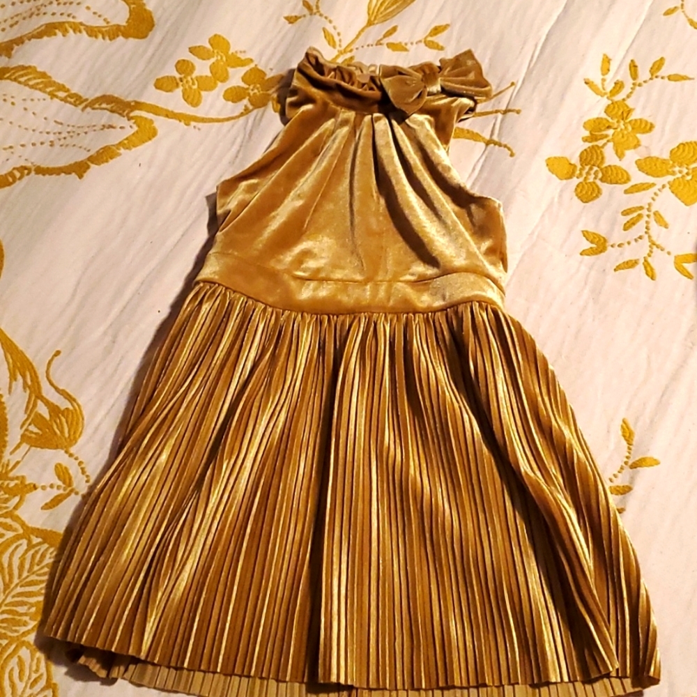 Gold Gianni Bini Girls Dress